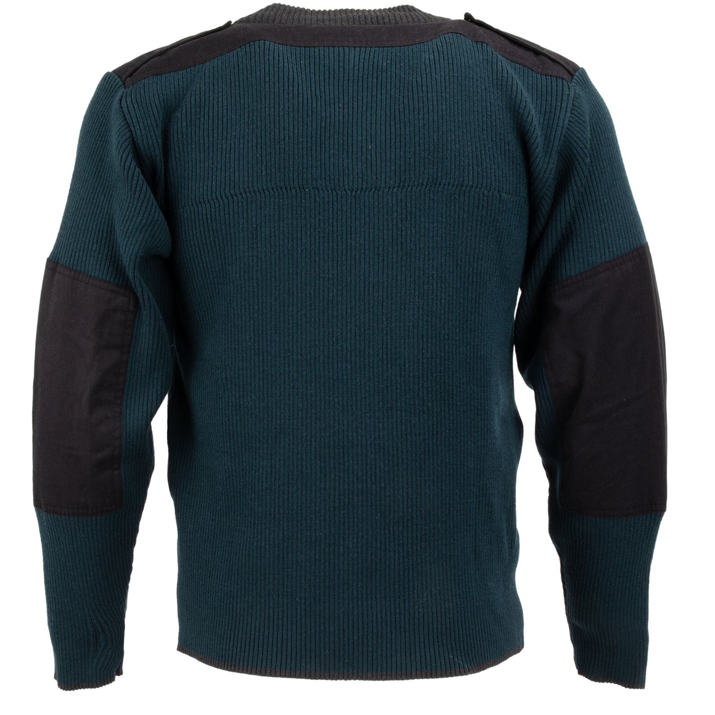 DUTCH COMMANDO WOOL SWEATER EMERALD BLUE