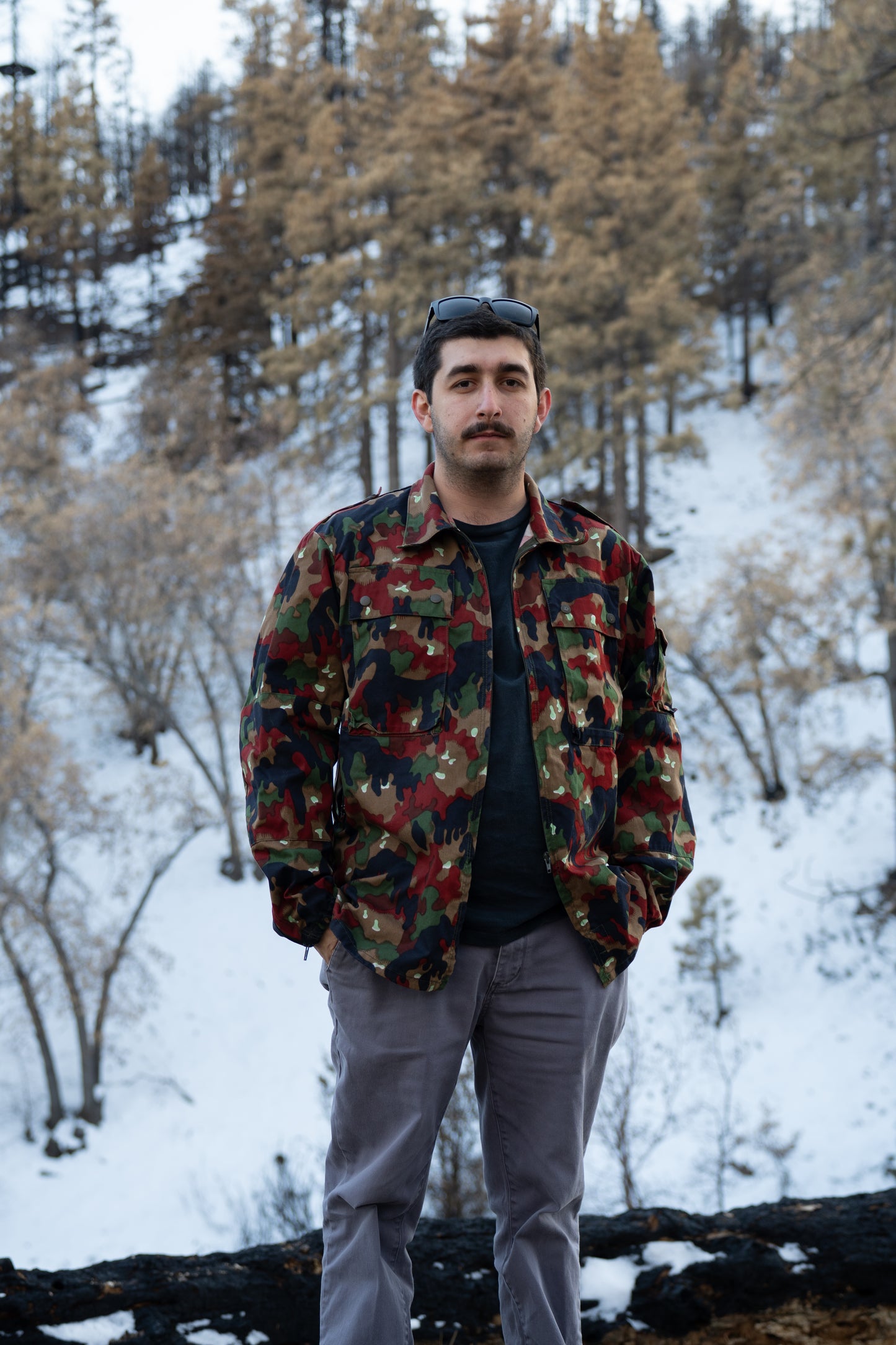 SWISS TAZ 83 ALPENFLAGE FIELD SHIRT