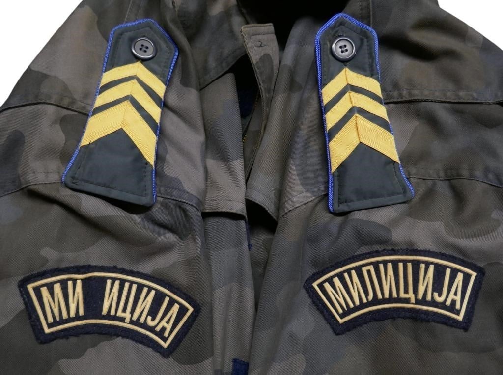 SERBIAN M89 BLUE / GRAY AMOEBA JACKET