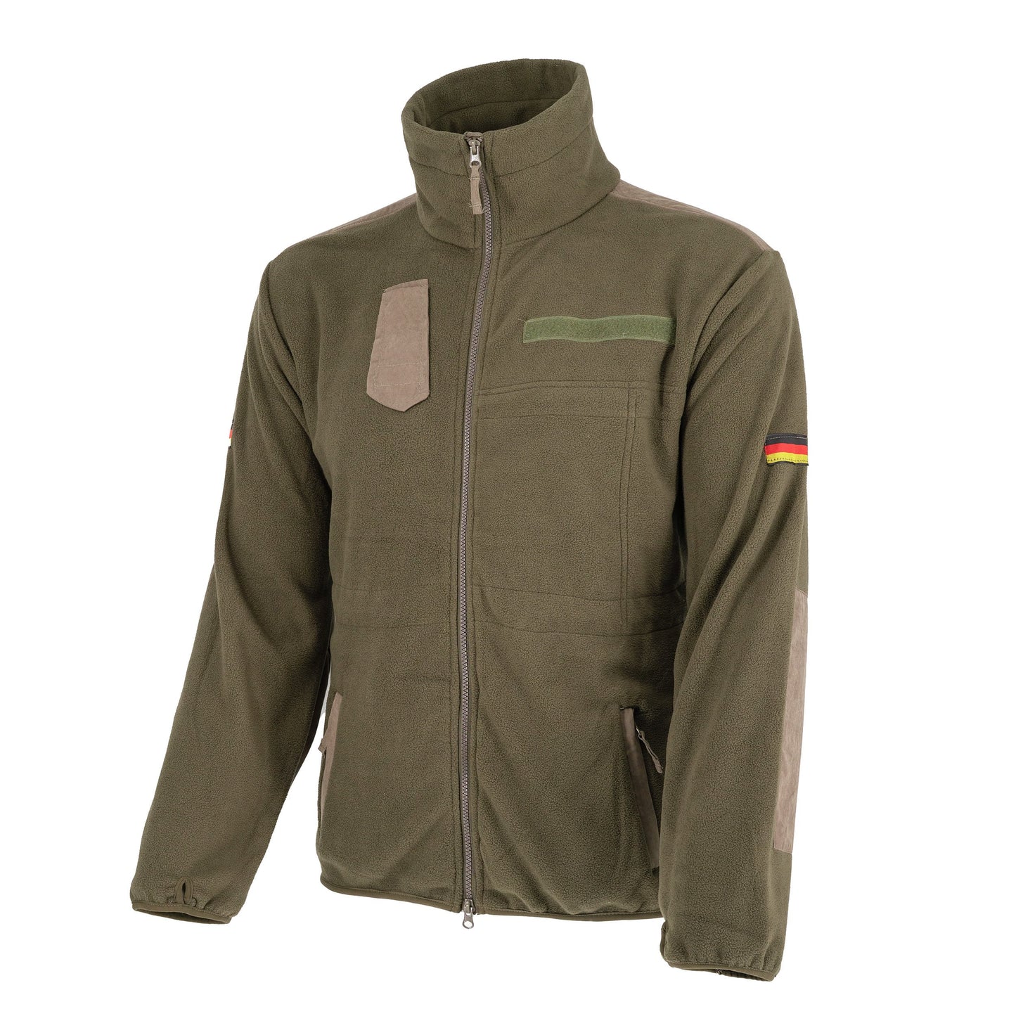 GERMAN BUNDESWEHR OLIVE FLEECE JACKET