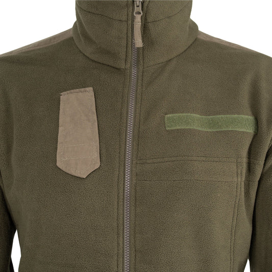 GERMAN BUNDESWEHR OLIVE FLEECE JACKET