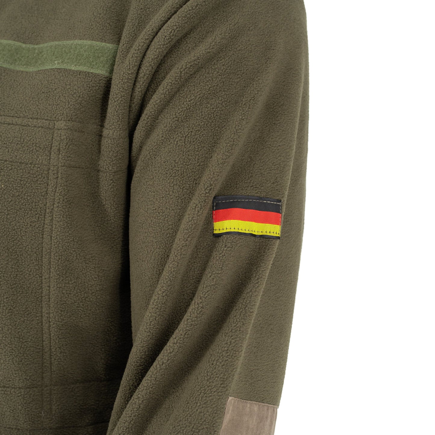 GERMAN BUNDESWEHR OLIVE FLEECE JACKET